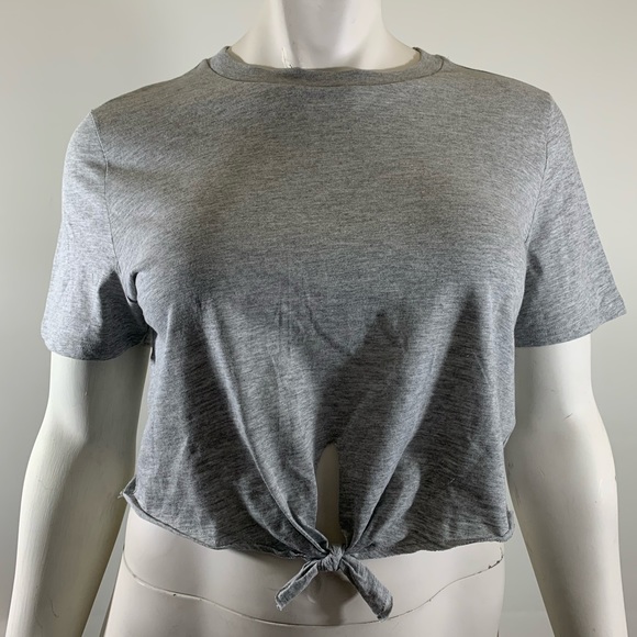 Topshop Tops - “NEW” Sz 16 Top Shop Gray Crop Top
